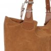 Kožené kabelka shopper bag Genuine Leather zrzavá 605